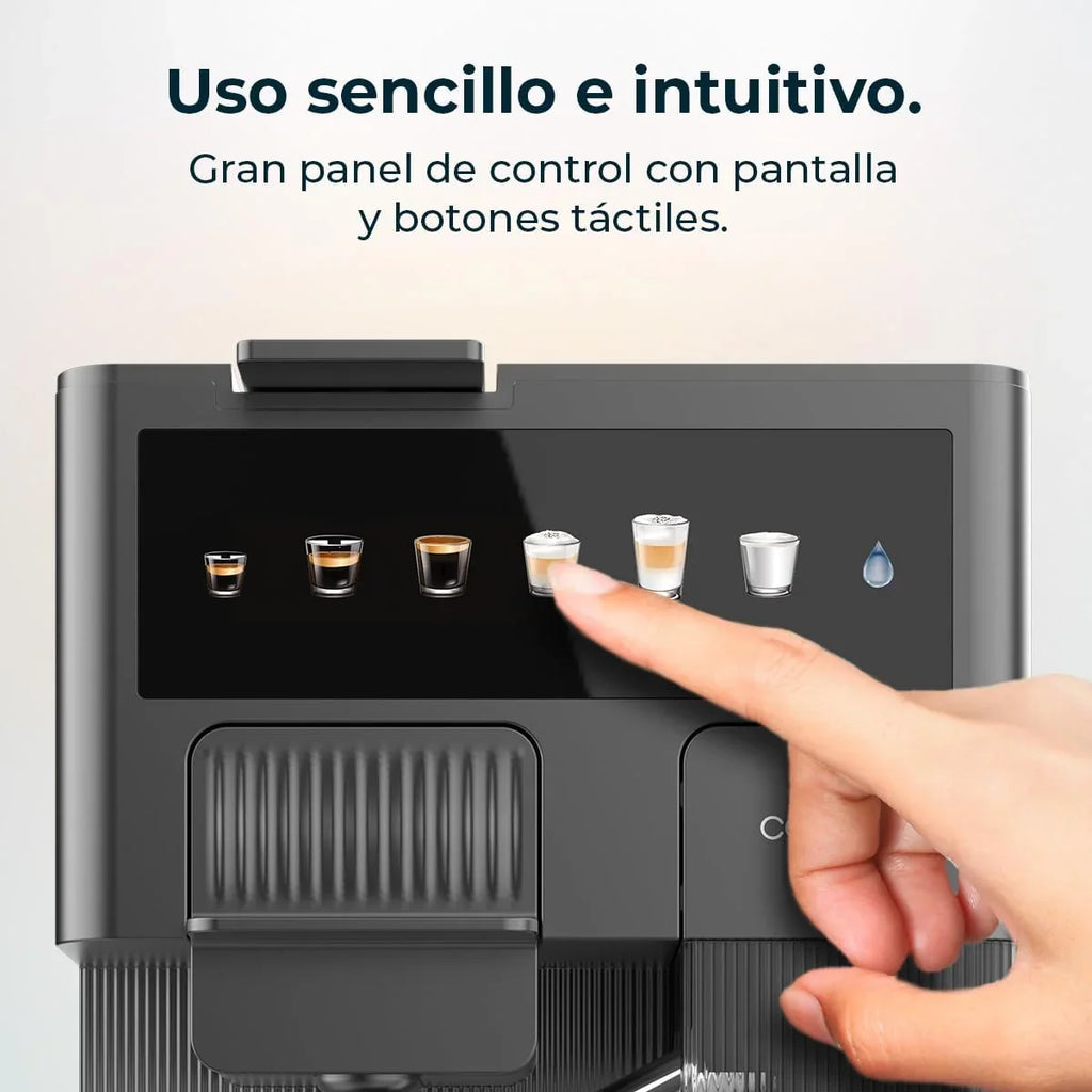 Cecotec FreeStyle Latte Cafetera Multicápsula 20 Bares con Depósito de Leche, 1350 W