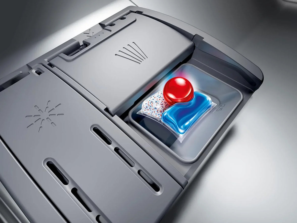 Bosch SMS4EMI06E Lavavajillas 60 cm Serie 4, Home Connect, Motor EcoSilence, Acero