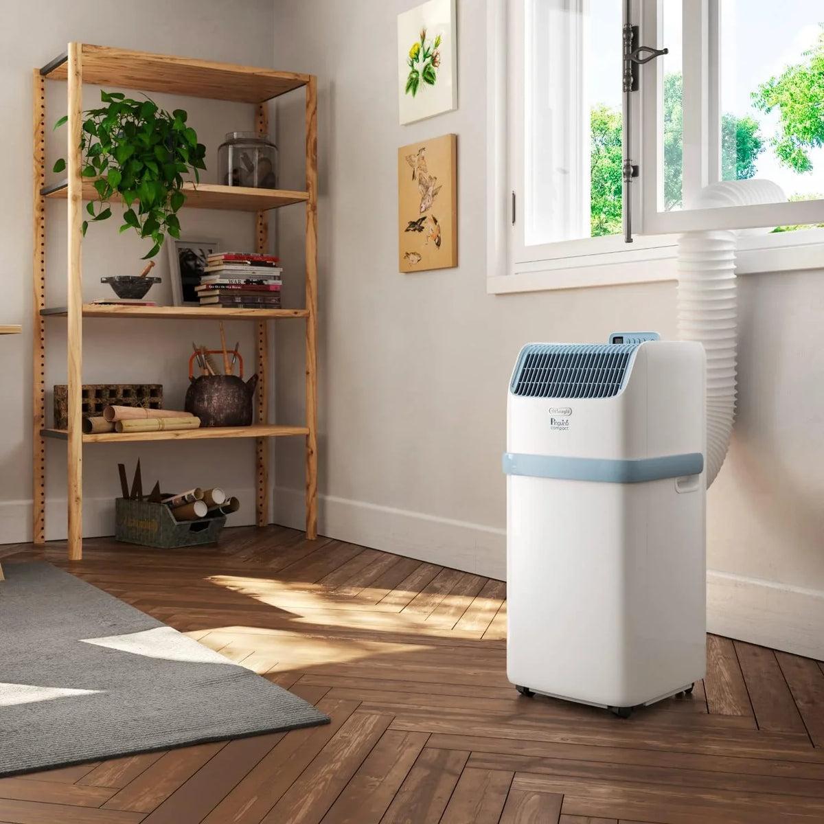 Pinguino Compact PAC ES72 Young Aire Acondicionado Portátil 8300 BTU/h con Temporizador 24 h