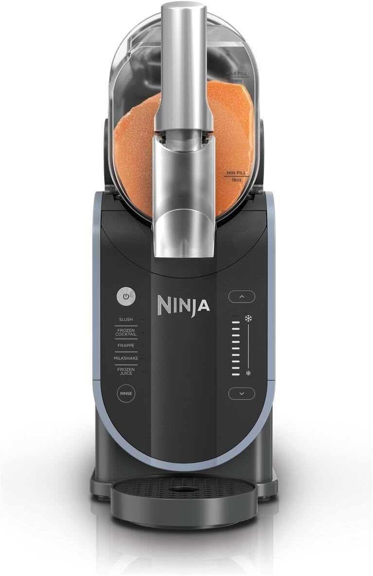 Ninja SLUSHi Máquina de Granizados, Cócteles Helados y Batidos 1,9 L, Negro/Plata