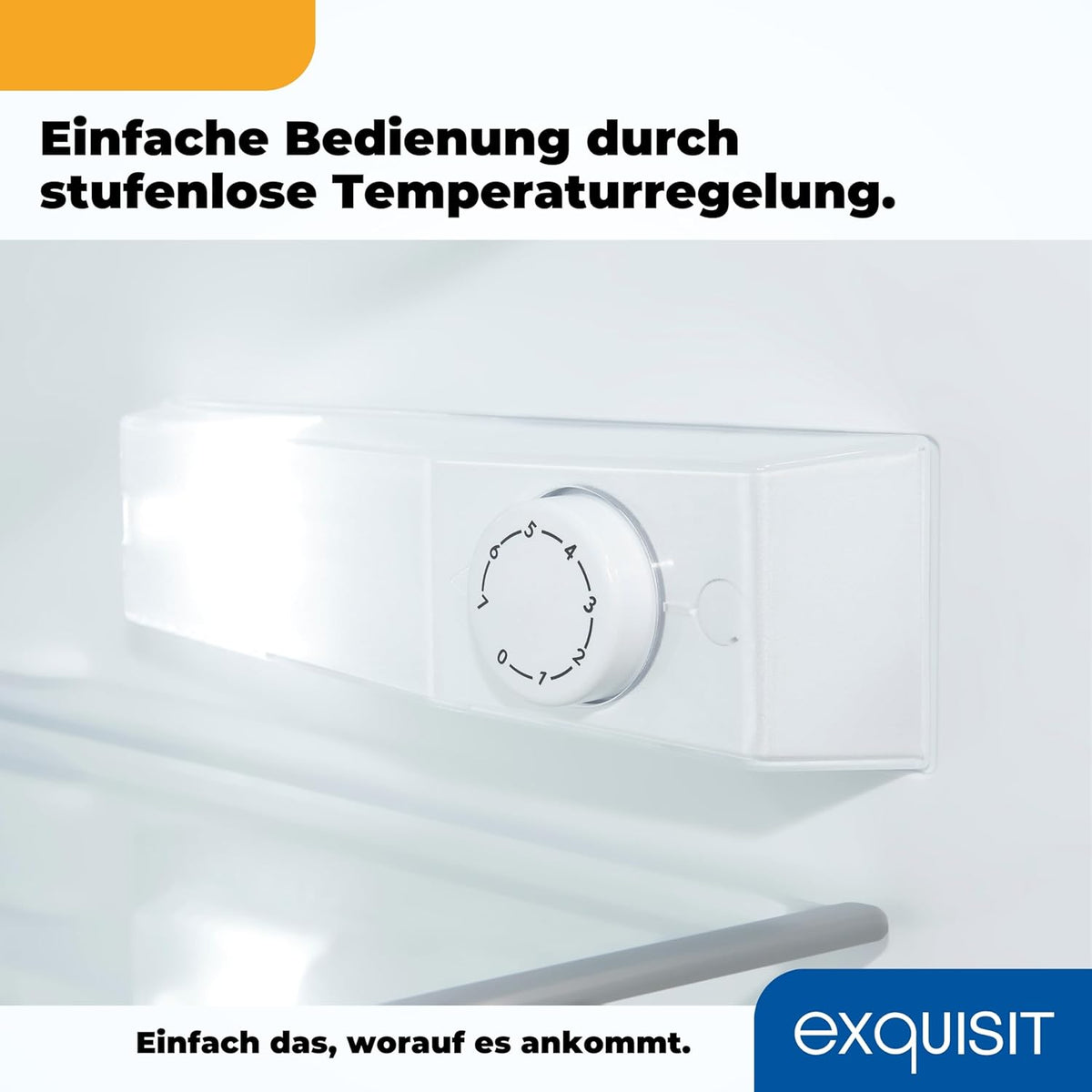 Exquisit KS516-V-H-010D Frigorífico sin Congelador 133 L, Silencioso 39 dB, Blanco