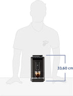 Tchibo Esperto2 Caffè Cafetera Superautomática con Función 2 Tazas, Granite Black