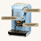 Faber Pro Total Deluxe Cafetera de Monodosis ESE 44 mm de Latón, 1,3 L