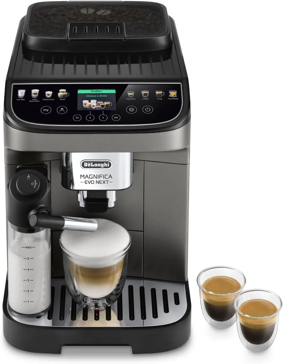 De'Longhi Magnifica Evo ECAM 292.81.B Cafetera Superautomática con LatteCrema, 7 Bebidas