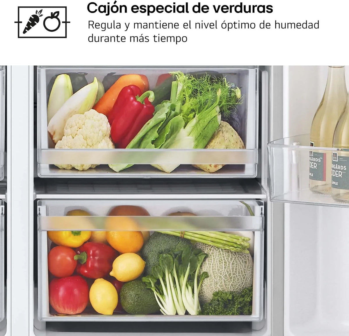 GSLC40PYPE Frigorífico Americano Side by Side 641 L, Serie 400, Inox Antihuellas, Clase E
