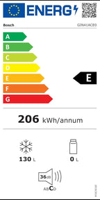 Bosch GIV11ADC0 Congelador Integrable Serie 6, 70 L, LowFrost, 72 cm