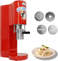 Máquina Comercial de Helado en Forma de Espaguetis 28-30 L/h con 4 Moldes, Roja