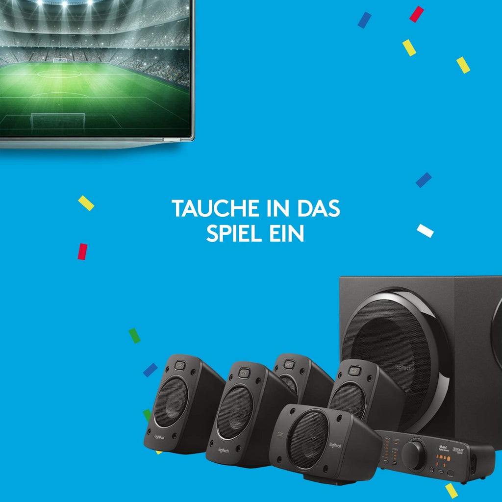 Logitech Z906 Sistema de Altavoces 5.1 Envolvente 1000 W con Certificación THX
