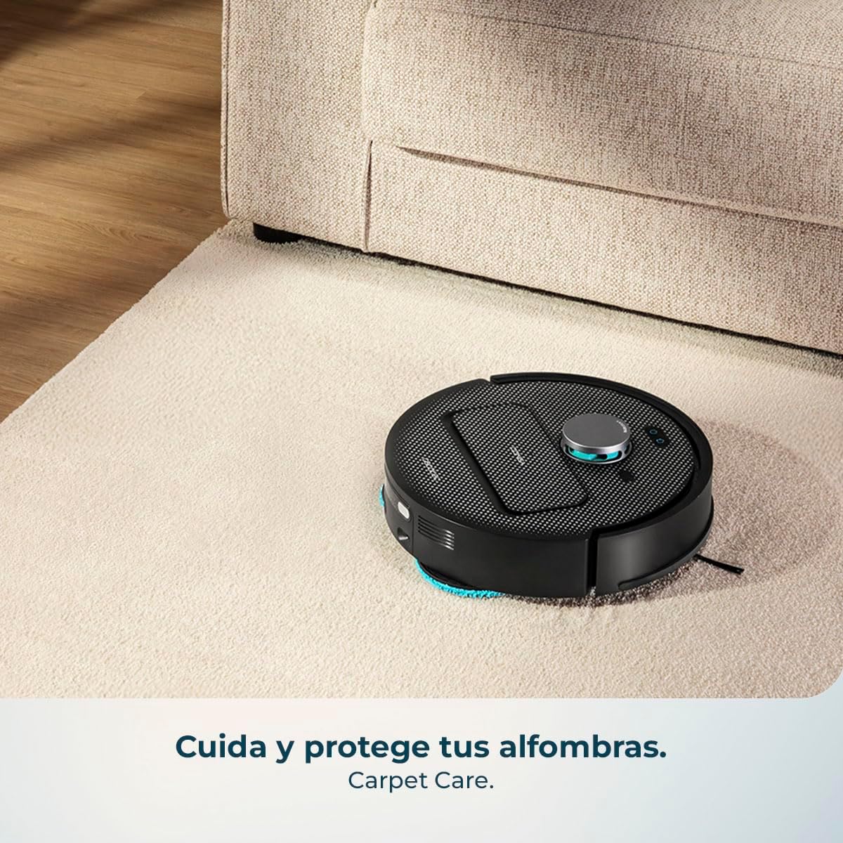 Cecotec Conga X50 X-Treme Robot Aspirador y Friegasuelos con Base de Autovaciado, 15000 Pa, Láser