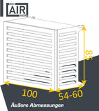 Box Air Cubierta para Aire Acondicionado y Bomba de Calor, Protección y Aislamiento Acústico