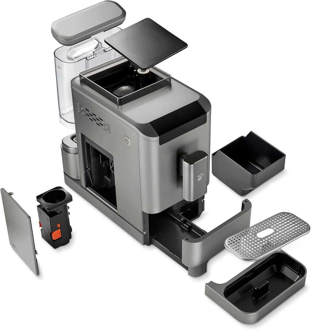Tchibo Esperto2 Caffè Cafetera Superautomática con Función 2 Tazas, Granite Black