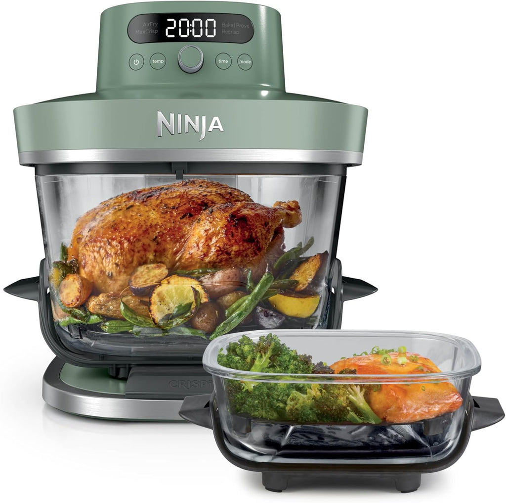 Ninja CRISPi PRO XL AS090EU Freidora de Aire con Recipientes de Cristal 5,7 L y 2,3 L - imagen 2
