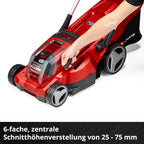Einhell RASARRO 36/42 Cortacésped a Batería 36 V, 42 cm, hasta 725 m², con 2 Baterías 5,2 Ah