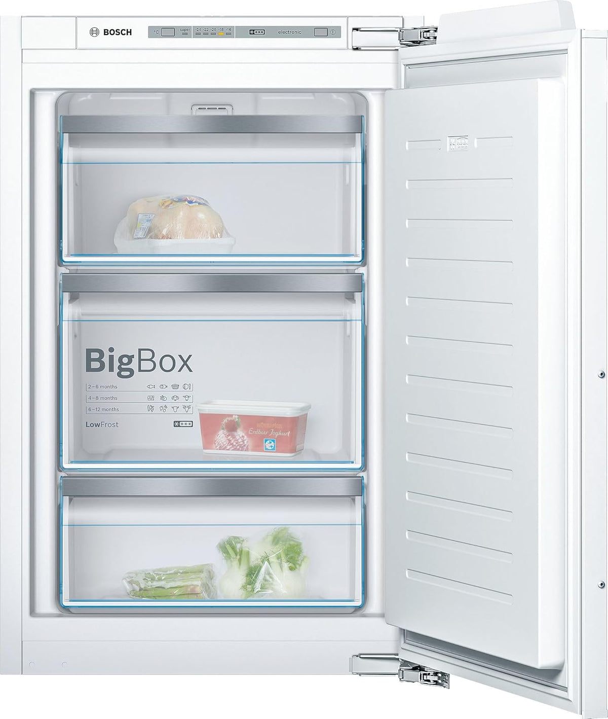Bosch GIV11ADC0 Congelador Integrable Serie 6, 70 L, LowFrost, 72 cm