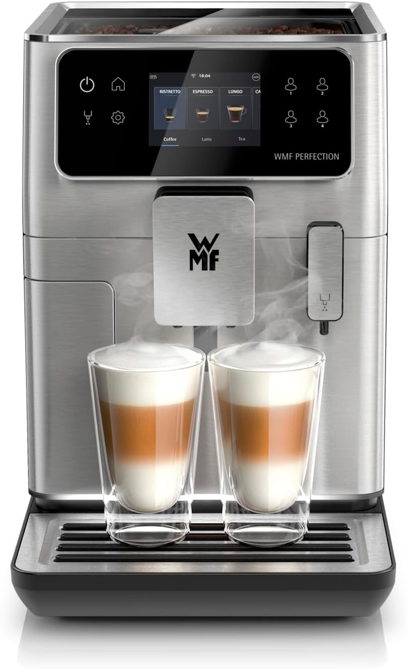 WMF Perfection 640 Cafetera Superautomática con Sistema de Leche, 16 Especialidades y Doble Thermoblock