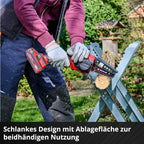 Einhell GE-PS 18/15 Li Minimotosierra de Poda a Batería 18 V Brushless, 12,5 cm, con Batería 2,5 Ah