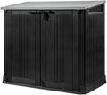 Keter Sio Nova Cobertizo de Resina 880 L Gris 132 x 71,5 x 113,5 cm
