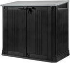 Keter Sio Nova Cobertizo de Resina 880 L Gris 132 x 71,5 x 113,5 cm