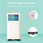 COMFEE Aire Acondicionado Portátil 8000 BTU / 2000 Frigorías 3 en 1 con Kit de Ventana, Silencioso