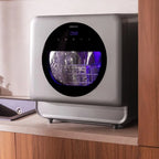 Cecotec Bolero Aguazero 1150 Dark Mini Lavavajillas de Sobremesa 3 Cubiertos, 6 Programas