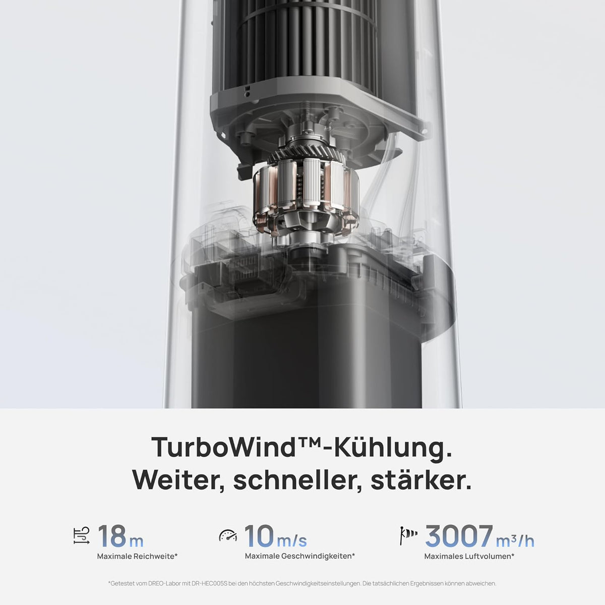 DREO TurboCool 765S Ventilador de Torre Nebulizador 3 en 1 con WiFi, Depósito 6 L, 20 dB
