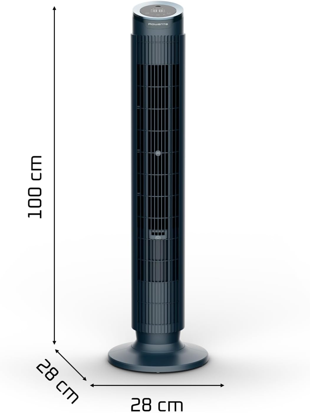Rowenta Eole Silence Force VU7050F0 Ventilador de Torre 20 dB, 12 Velocidades, Mando y Difusor de Aromas