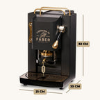 Faber Pro Total Deluxe Cafetera de Monodosis ESE 44 mm de Latón, 1,3 L