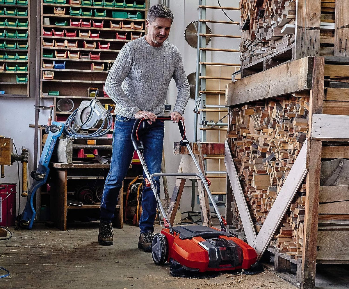 Einhell TE-SW 18/610 Li Barredora a Batería 18 V, 61 cm, Depósito de 20 L (sin Batería)