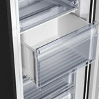 CHiQ FSD166NE4E Congelador Vertical No Frost 166 L, Control Electrónico, Inox Negro, Clase E