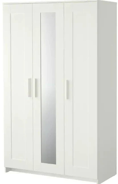 IKEA BRIMNES Armario 3 Puertas Blanco 117 x 190 cm