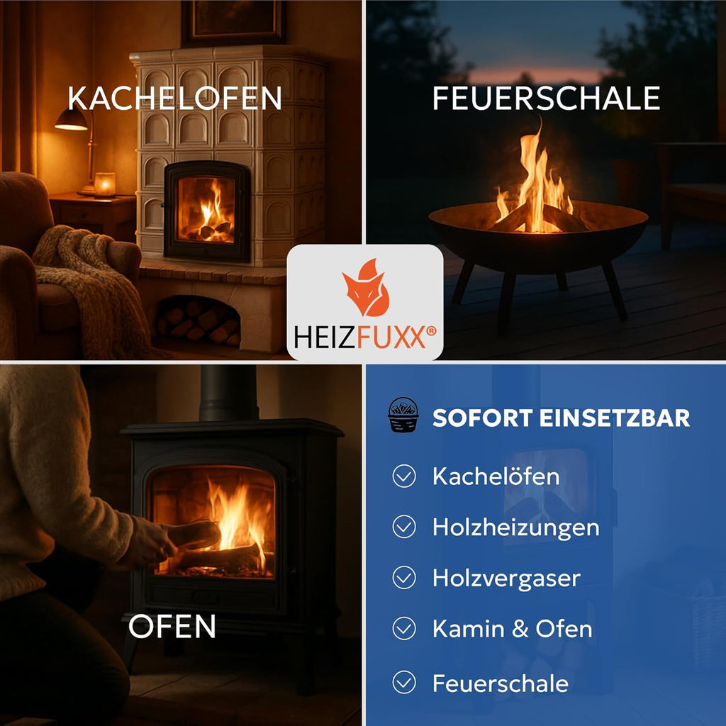 Briquetas de Madera Nestro XL Blue Palé 960 kg (96 x 10 kg) para Chimenea y Estufa