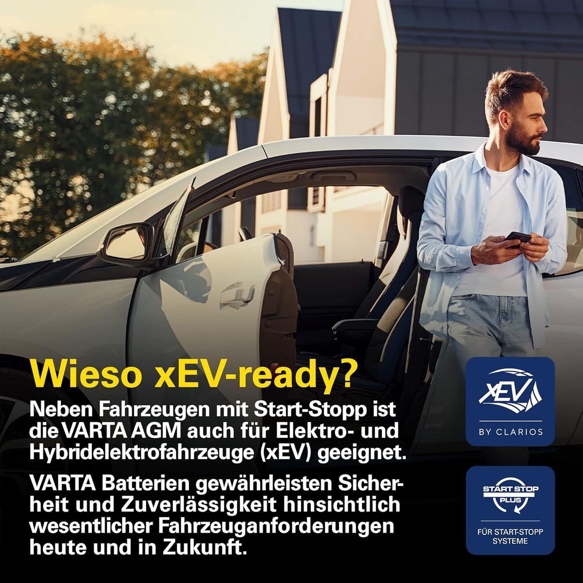 VARTA Silver Dynamic AGM A6 Batería de Coche 12 V 80 Ah 800 A para Start-Stop