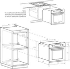 Candy Idea FIDC X625 L Horno Multifunción 70 L, Limpieza Aquactiva, Guías Telescópicas, Inox
