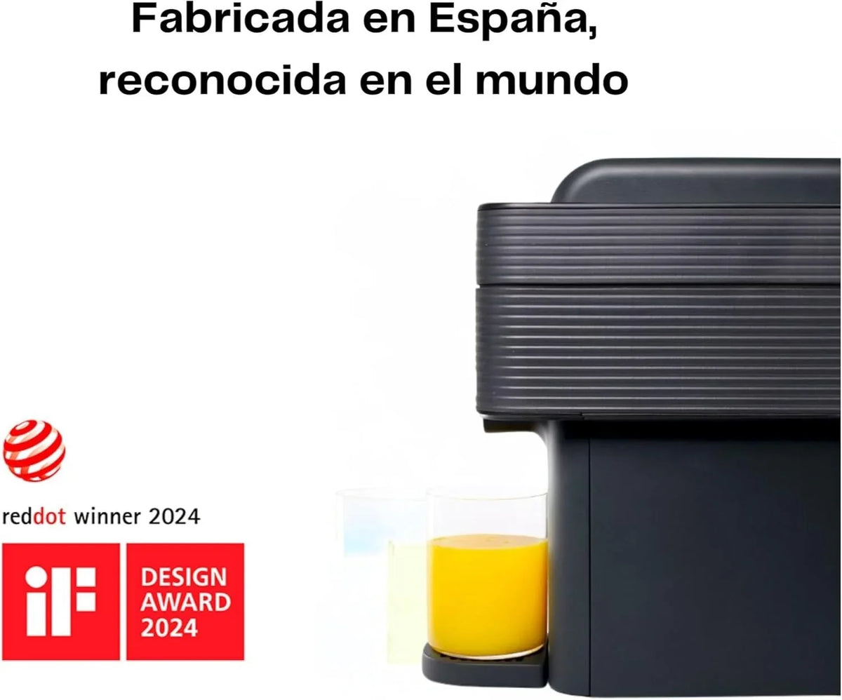 Citring One Exprimidor de Naranjas Eléctrico Automático, Hecho en España, Negro