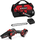 Einhell GE-PS 18/15 Li Minimotosierra de Poda a Batería 18 V Brushless, 12,5 cm, con Batería 2,5 Ah
