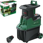 Bosch AXT 25 TC Biotriturador de Turbina 2500 W con Cesto de 53 L y Guantes