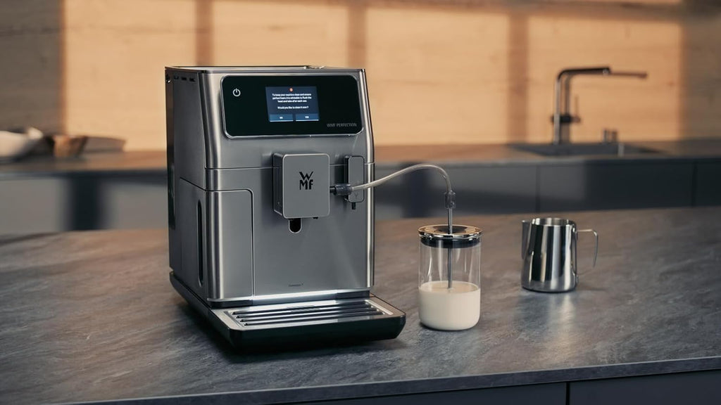 WMF Perfection 640 Cafetera Superautomática con Sistema de Leche, 16 Especialidades y Doble Thermoblock