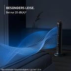 Rowenta Eole Silence Force VU7050F0 Ventilador de Torre 20 dB, 12 Velocidades, Mando y Difusor de Aromas