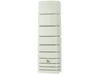 4rain Depósito de Agua de Lluvia SLIM 650 L con Grifo y Sujeción Antiviento