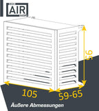 Box Air Cubierta para Aire Acondicionado y Bomba de Calor, Protección y Aislamiento Acústico
