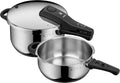 WMF Perfect One Pot Set de Olla Rápida 2 Piezas 4,5 L y 3 L, Inducción, Acero Inoxidable