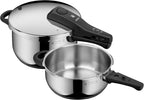 WMF Perfect One Pot Set de Olla Rápida 2 Piezas 4,5 L y 3 L, Inducción, Acero Inoxidable