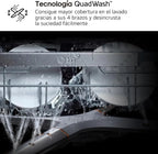 DF273FV Lavavajillas QuadWash Steam 14 Servicios, Tercera Bandeja, WiFi, Apertura Automática, Clase A