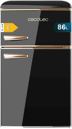 Cecotec Bolero CoolMarket 2D Origin 86 Black Frigorífico Retro 2 Puertas 86 L, 89 cm, Negro