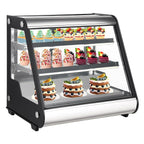 Vitrina Refrigerada Comercial de Mostrador 130 L con Descongelación Automática y Luz LED
