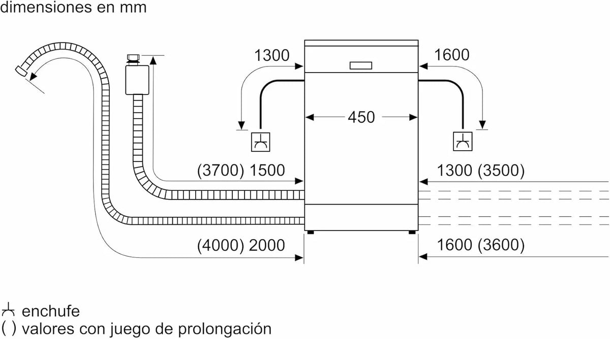 Bosch SPS4HMI49E Lavavajillas 45 cm Serie 4, Home Connect, EcoSilence, Acero Inoxidable