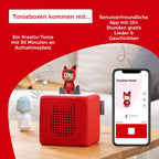 Toniebox Pack Inicio Azul con Creativo-Tonie y 4 Figuras Disney de Animales