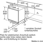 Bosch GIV11ADC0 Congelador Integrable Serie 6, 70 L, LowFrost, 72 cm