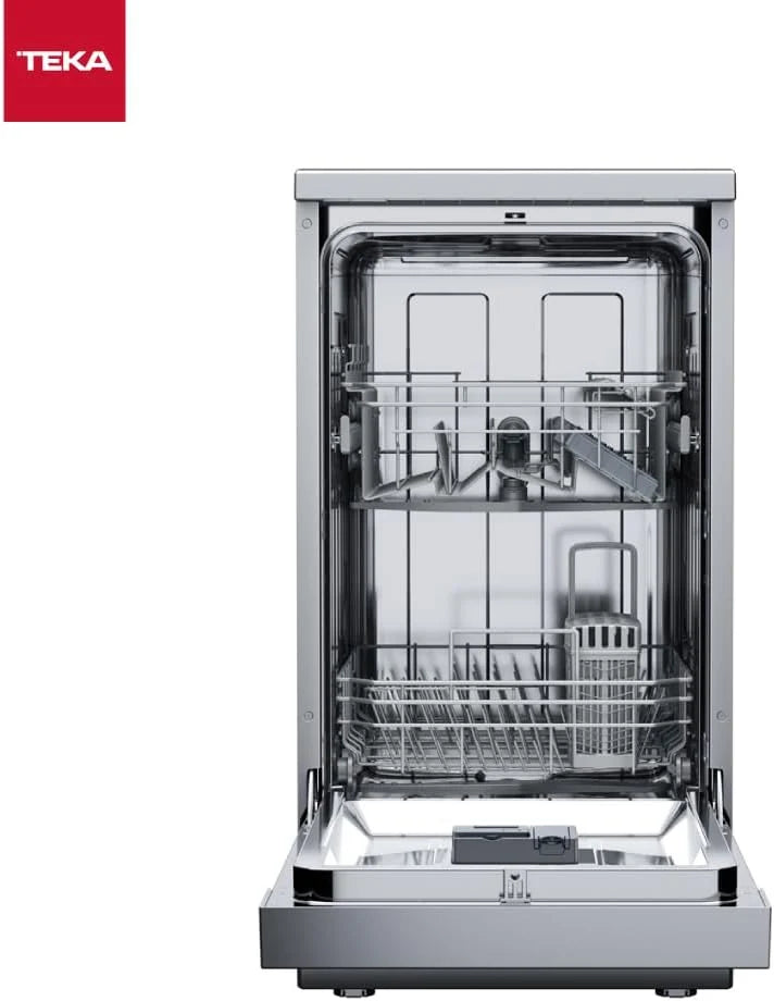 TEKA DFS 24650 Lavavajillas 45 cm, 9 Cubiertos, 6 Programas, Silencioso 47 dB, Inox