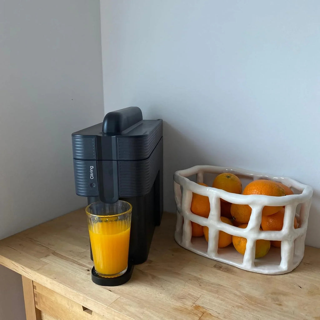 Citring One Exprimidor de Naranjas Eléctrico Automático, Hecho en España, Negro